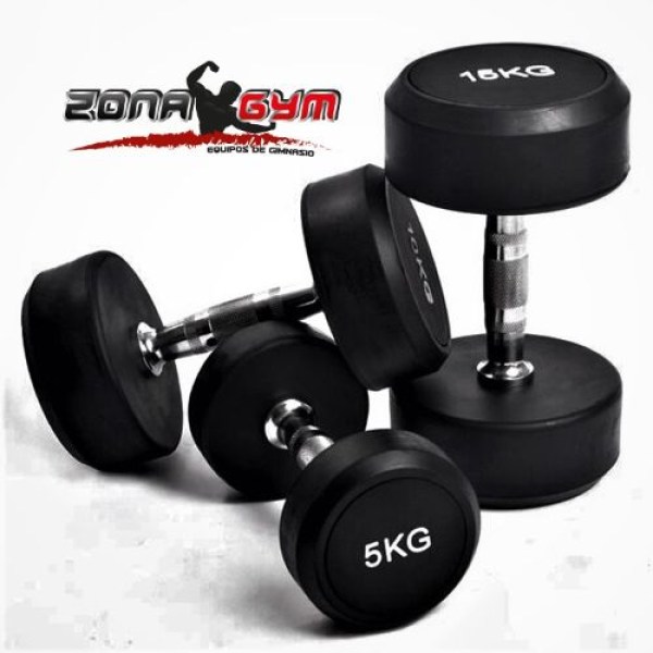 MANCUERNAS REDONDAS ENCAUCHADAS CROMADAS 